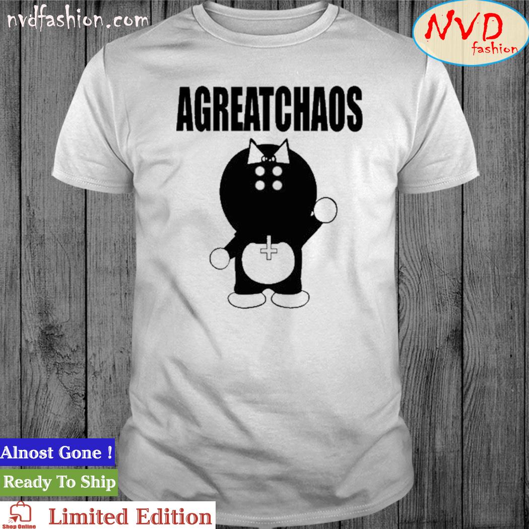 A great chaos doraemon art design t-shirt