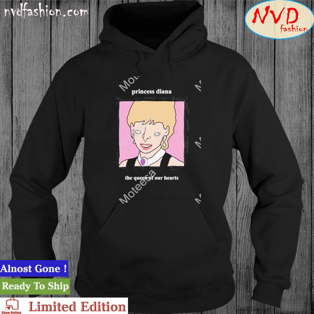 Princess Diana the queen of our hearts art design t-s hoodie