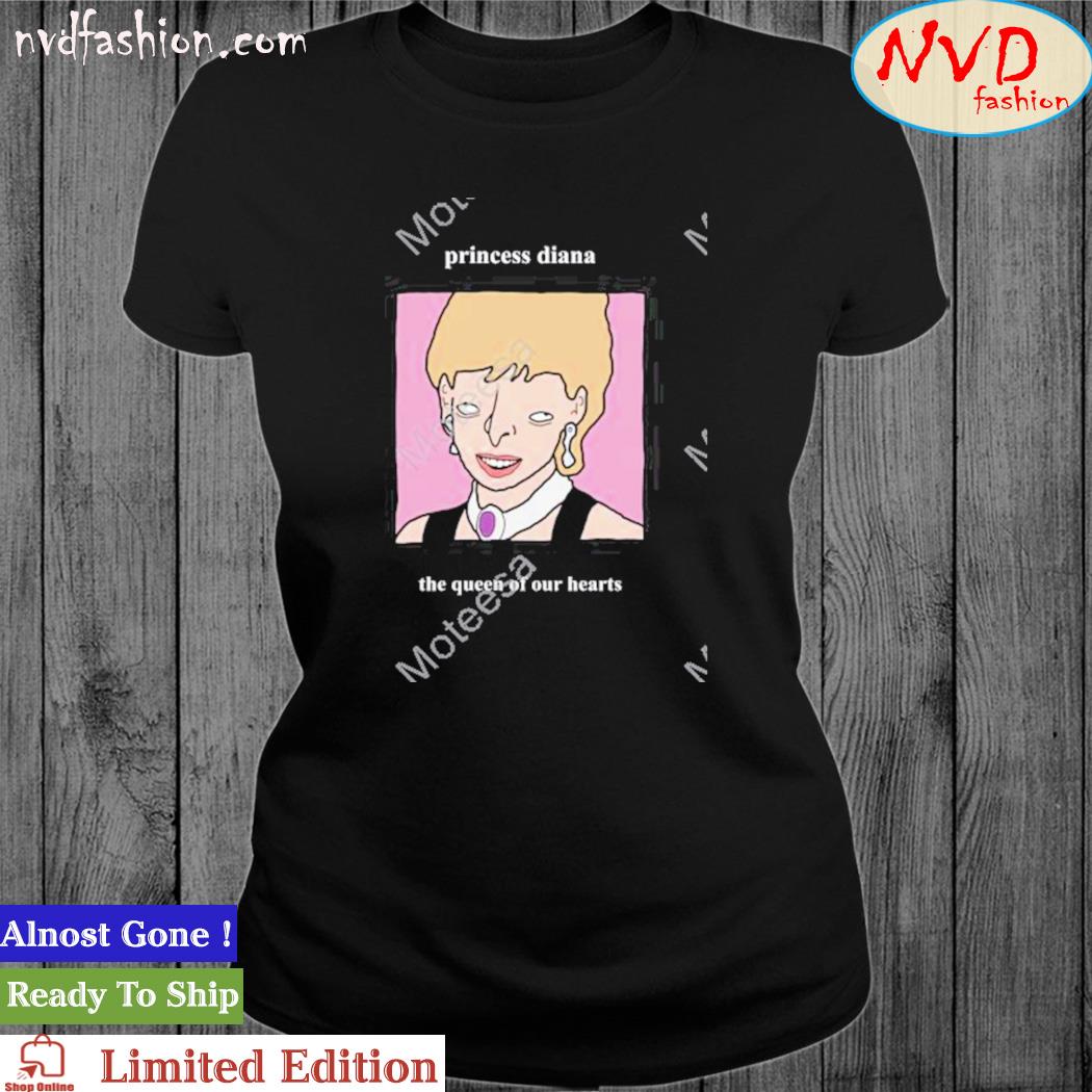 Princess Diana the queen of our hearts art design t-s women
