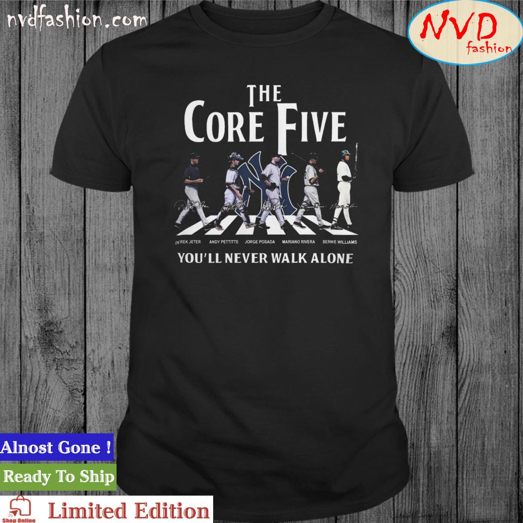 New York Yankees The Core Four Abbey Road shirt