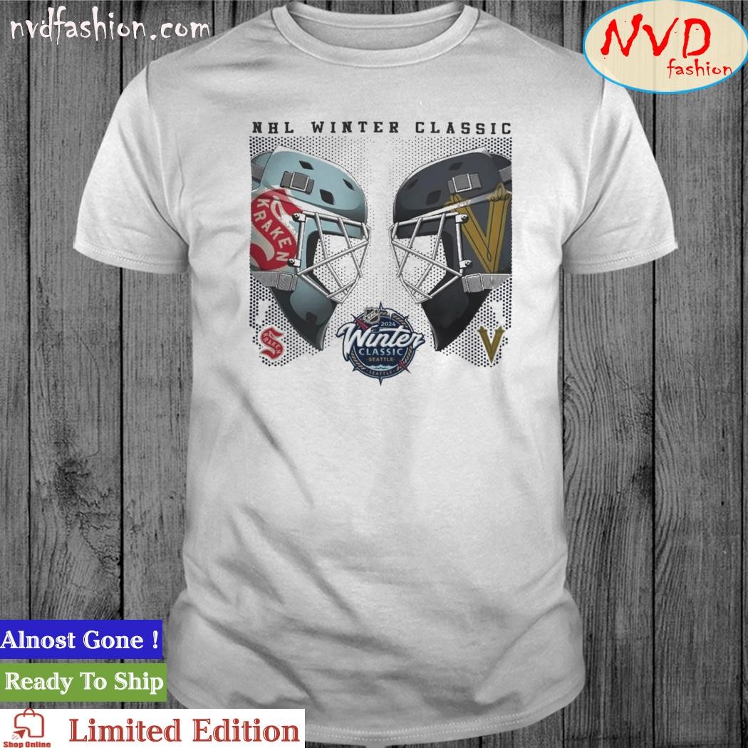 Seattle kraken vs. vegas golden knights fanatics branded 2024 nhl winter T-shirt