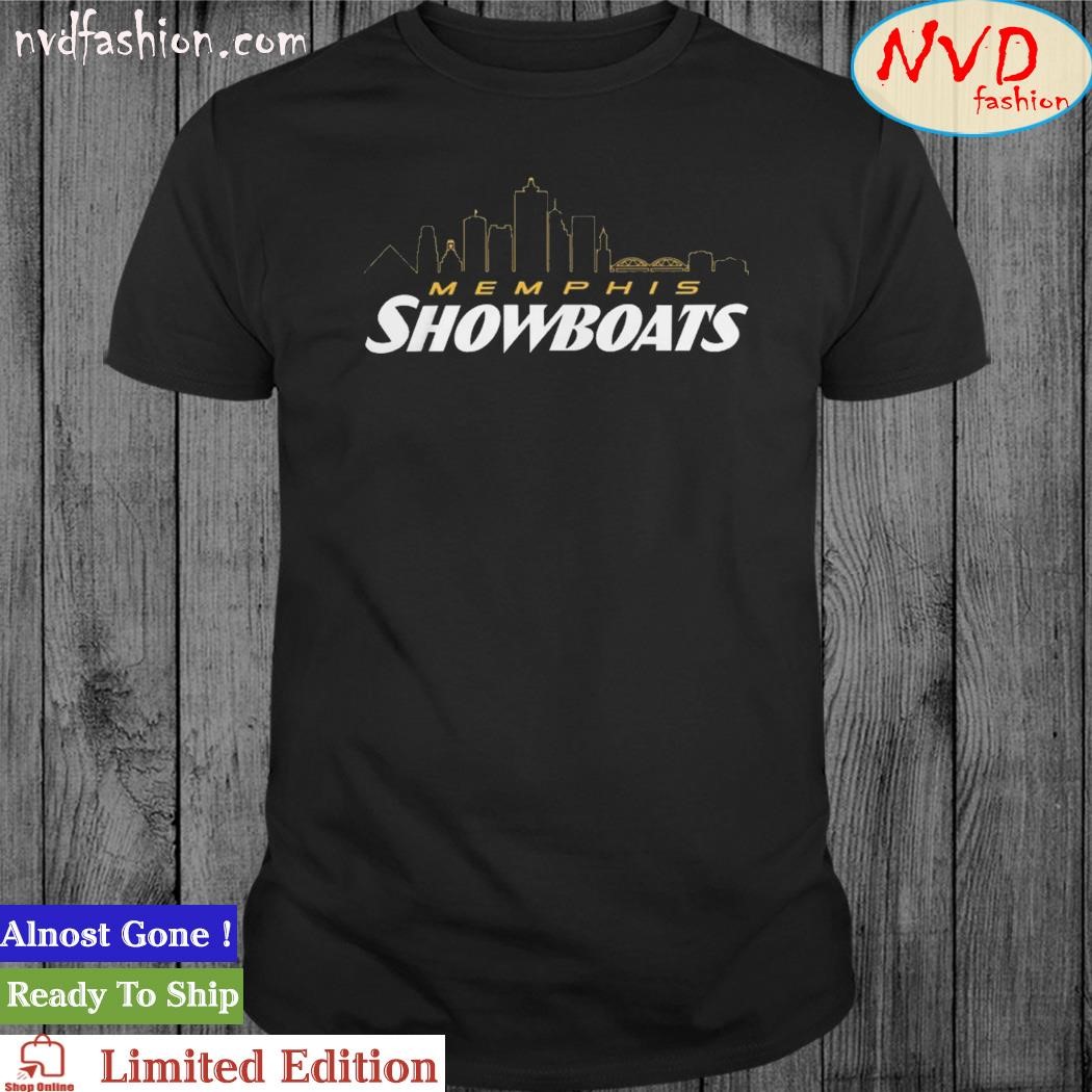 USFL Memphis Showboats Memphis Skyline T Shirt