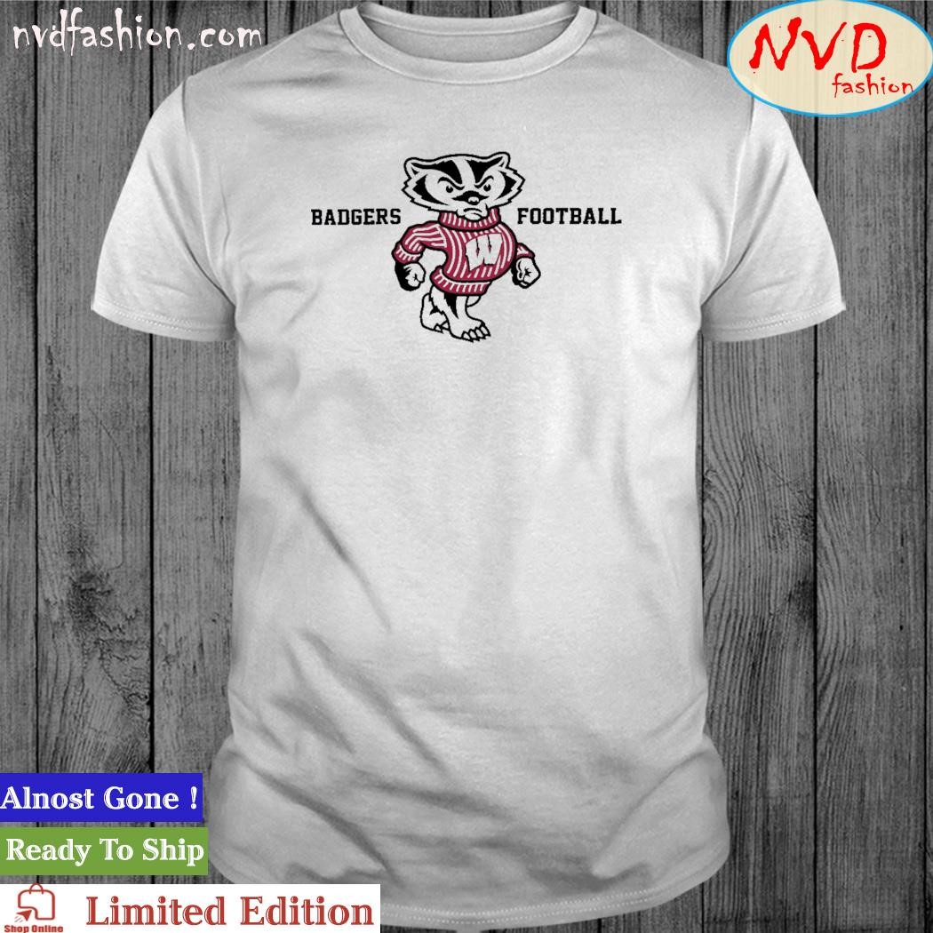 Wisconsin Badgers Red 2023 Football Schedule Logo Shirt