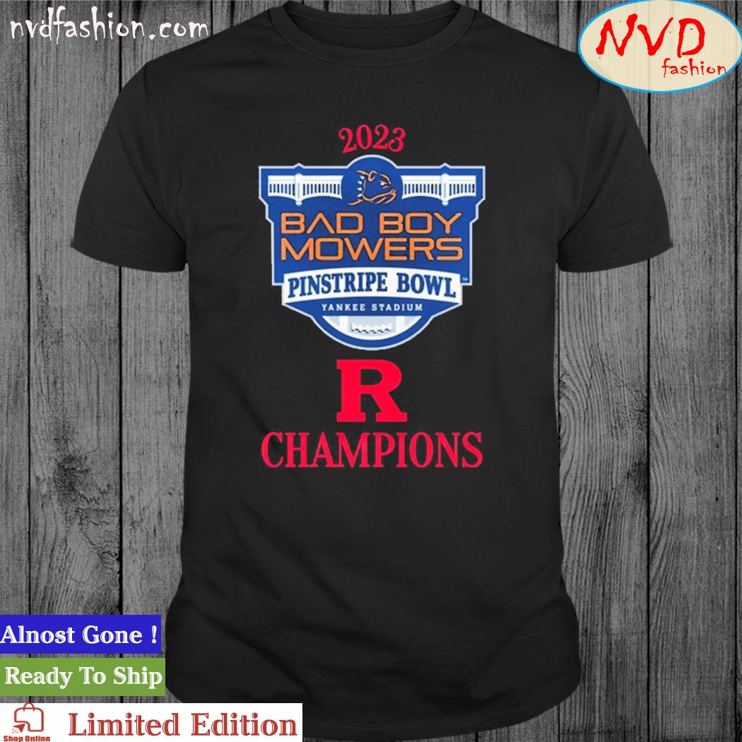 Rutgers 2023 Pinstripe Bowl Champions Shirt