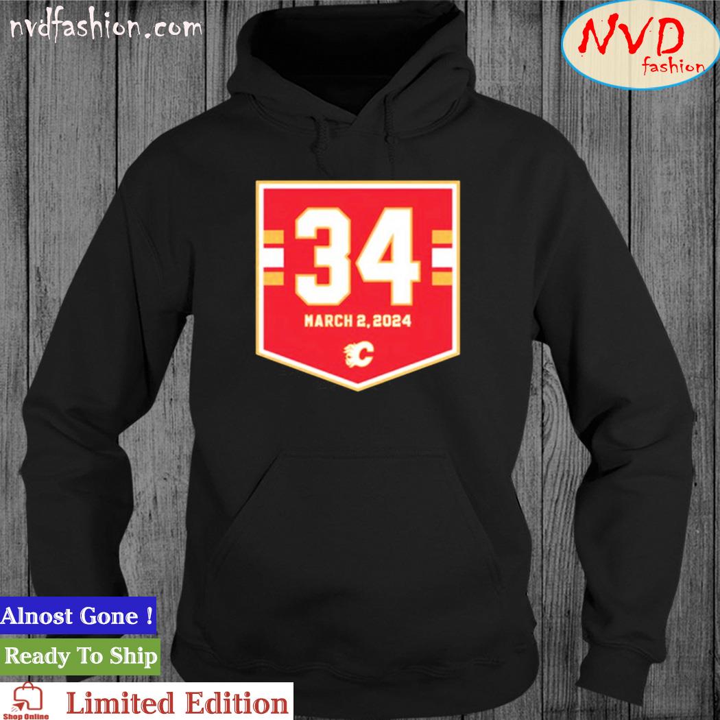 Calgary Flames Miikka Kiprusoff 34 March 2 2024 Shirt hoodie