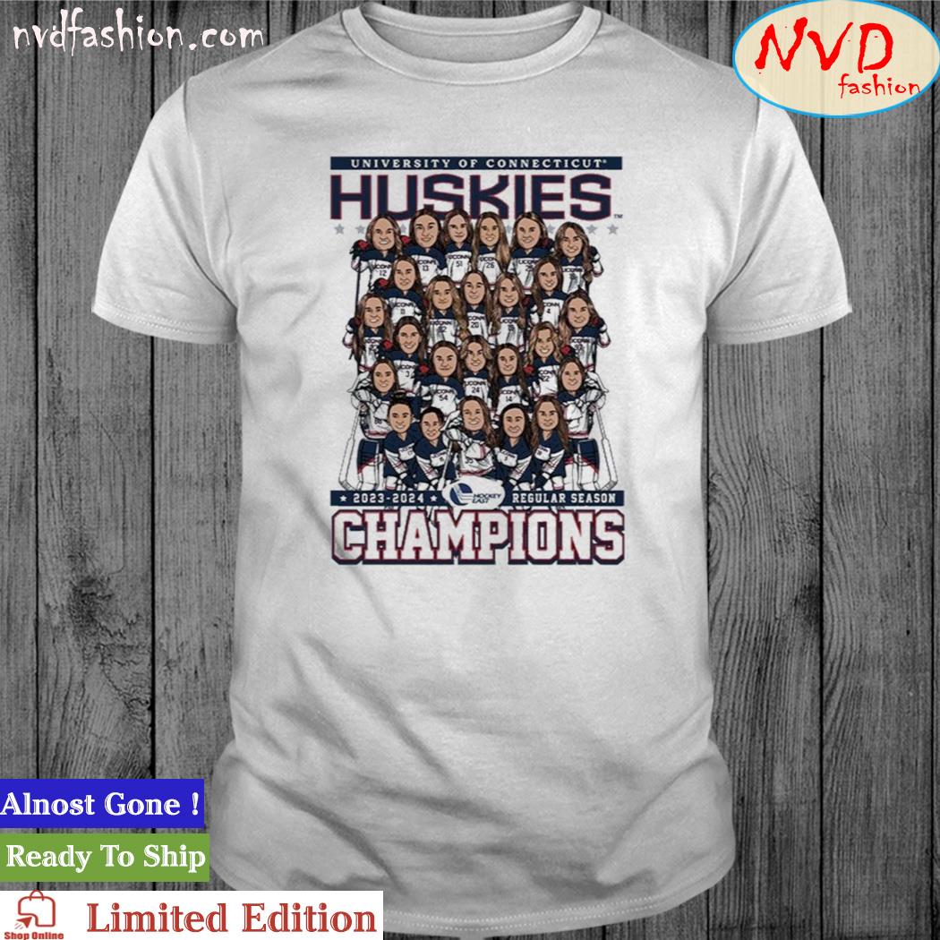 University of Connecticut Women's Hockey 2024 Hockey East Regular Season Champions Shirt